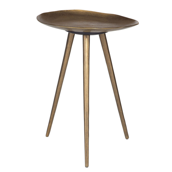 Uttermost 24938 Accent Table, Antique Brass