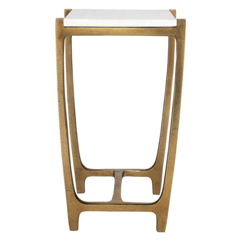 Uttermost 24995 Accent Table, Antique Gold