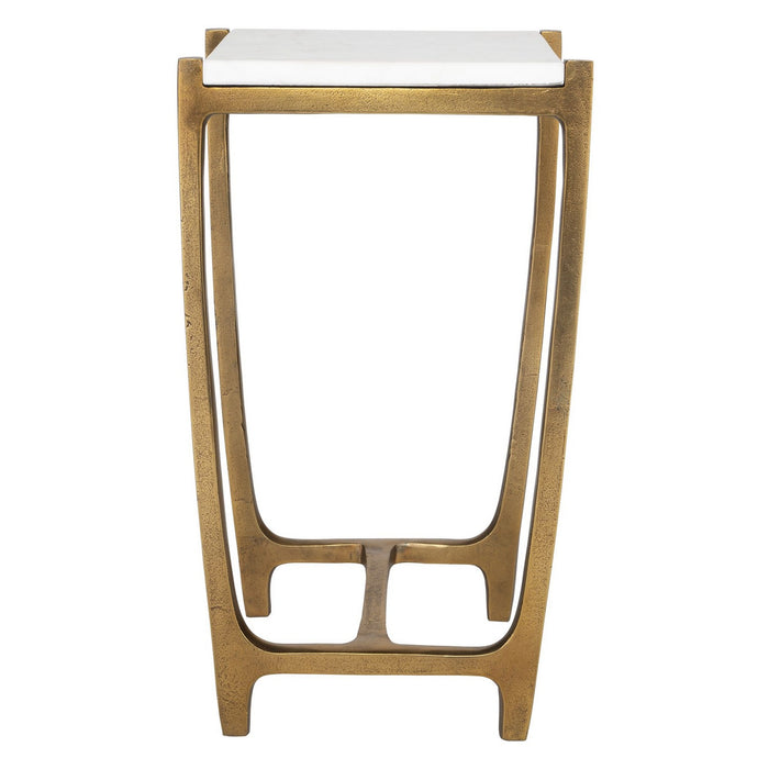 Uttermost 24995 Accent Table, Antique Gold