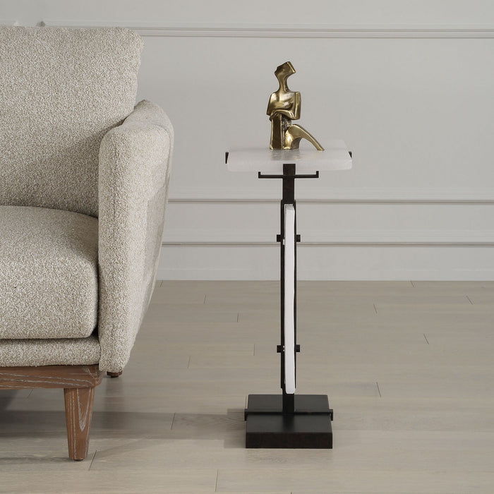 Uttermost 25778 Accent Table, Aged Bronze