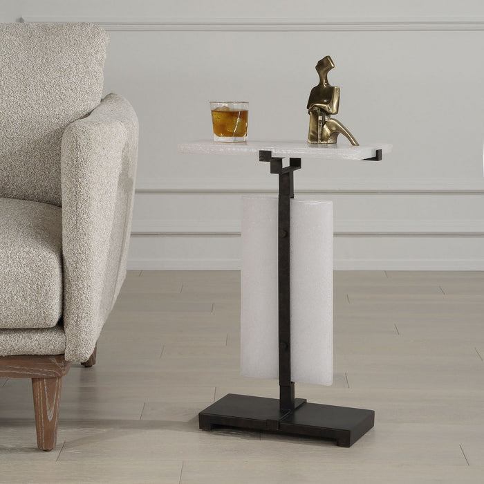 Uttermost 25778 Accent Table, Aged Bronze