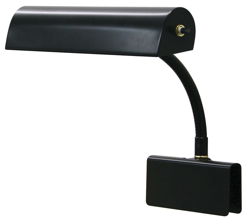House of Troy GP10-7 One Light Piano Lamp, Black