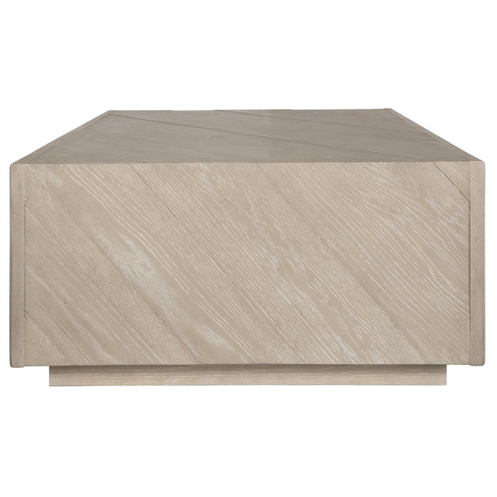 Uttermost 25934 Coffee Table, Light Oak Solids With Oak Veneer