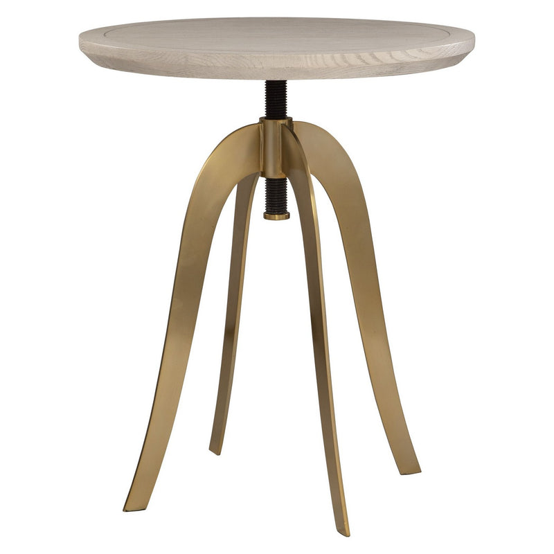 Uttermost 25942 Accent Table, Striking Brass
