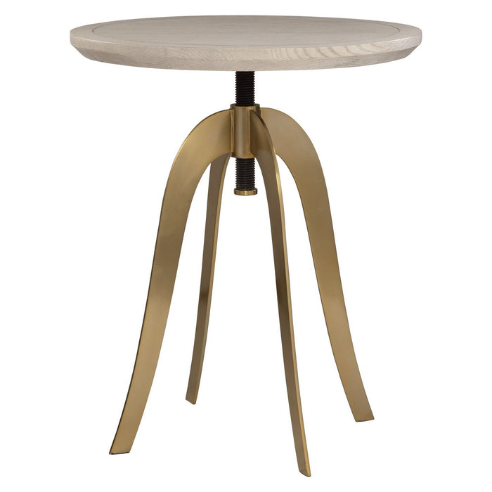 Uttermost 25942 Accent Table, Striking Brass