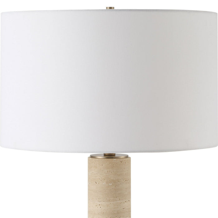 Uttermost 30294 One Light Floor Lamp, Antique Brass