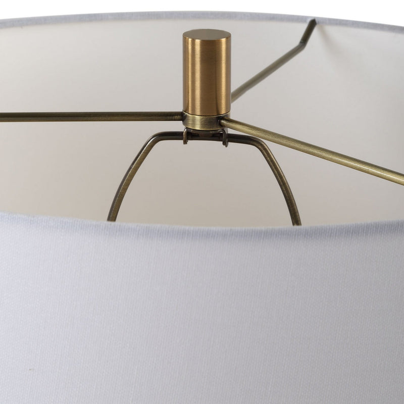 Uttermost 30295-1 One Light Table Lamp, Brass