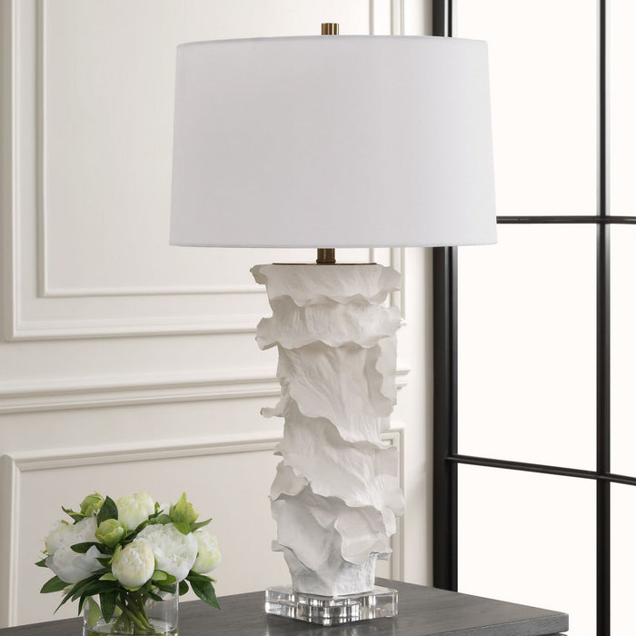 Uttermost 30295-1 One Light Table Lamp, Brass