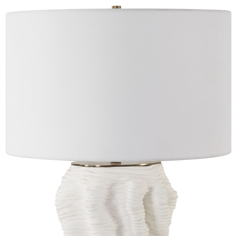 Uttermost 30296-1 One Light Table Lamp, Brass