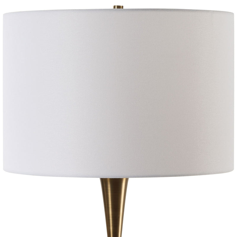 Uttermost 30298-1 One Light Table Lamp, Antique Brass