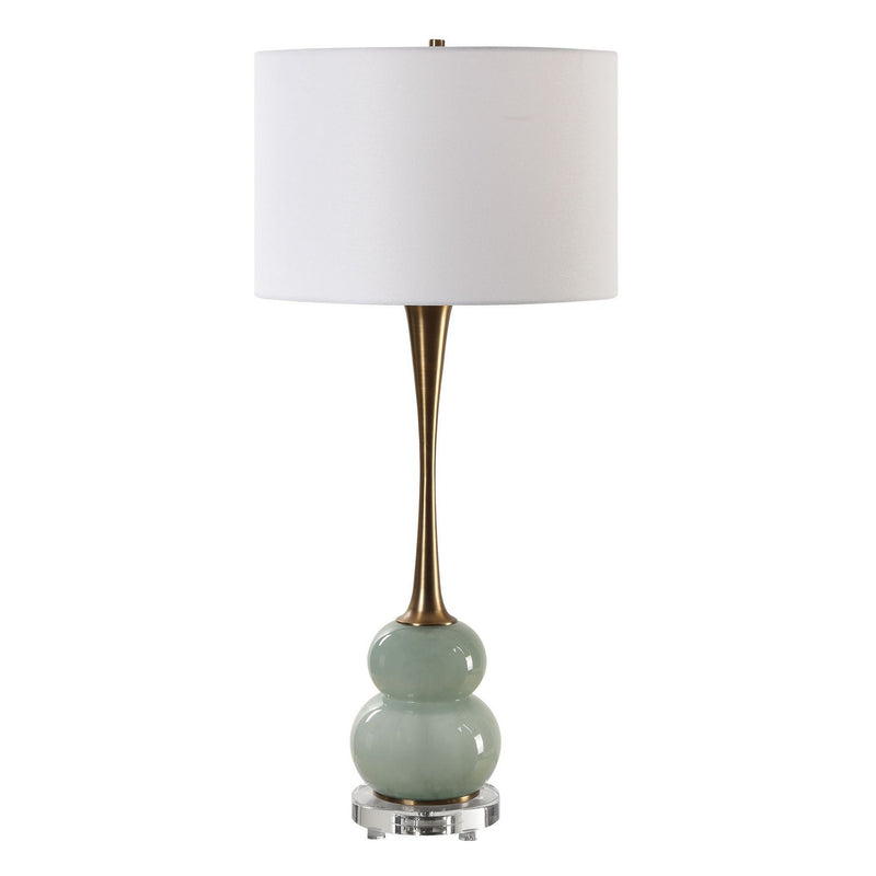Uttermost 30298-1 One Light Table Lamp, Antique Brass