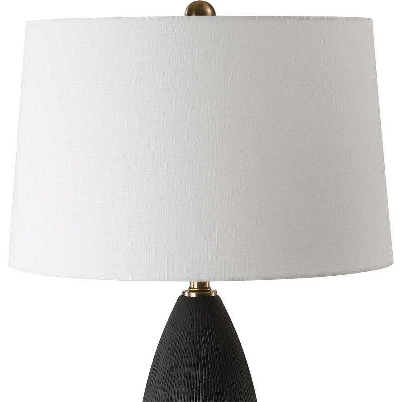 Uttermost 30299 One Light Table Lamp, Antique Brass