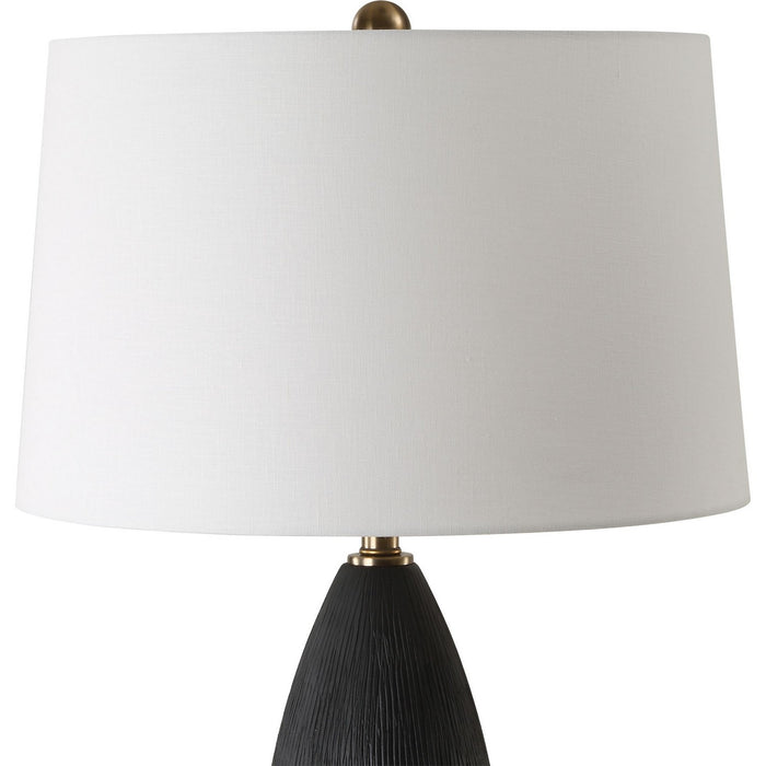 Uttermost 30299 One Light Table Lamp, Antique Brass