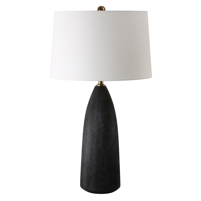 Uttermost 30299 One Light Table Lamp, Antique Brass