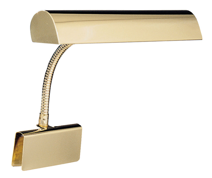 House of Troy GP14-61 Two Light Piano Lamp, Polished Brass