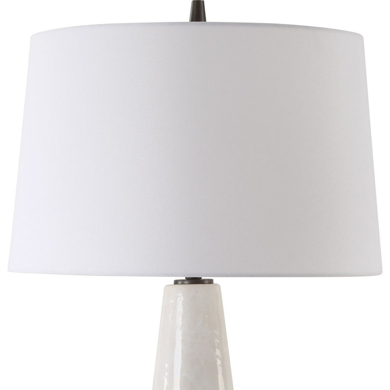 Uttermost 30319 One Light Table Lamp, Matte Black
