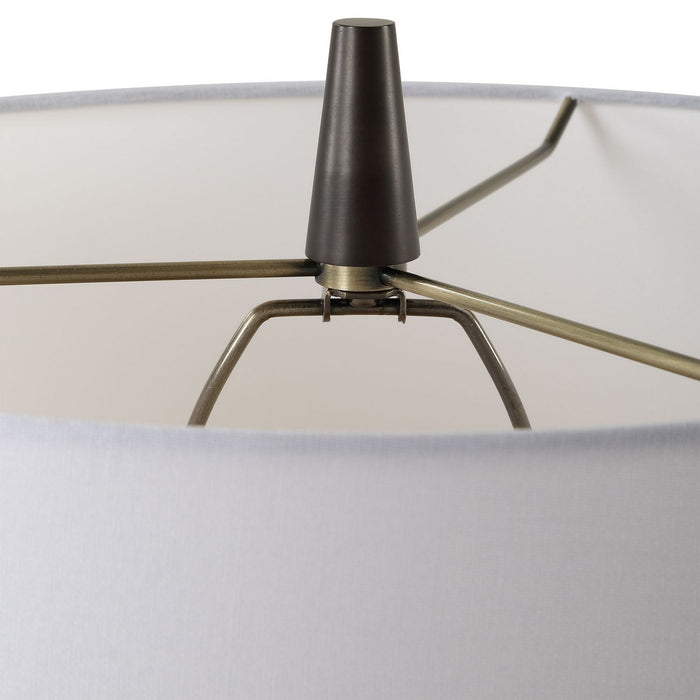 Uttermost 30319 One Light Table Lamp, Matte Black