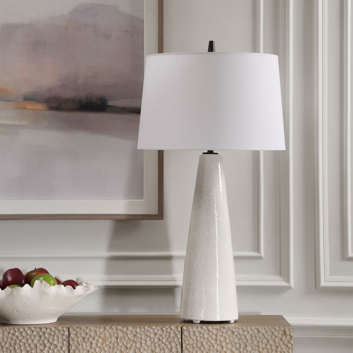 Uttermost 30319 One Light Table Lamp, Matte Black