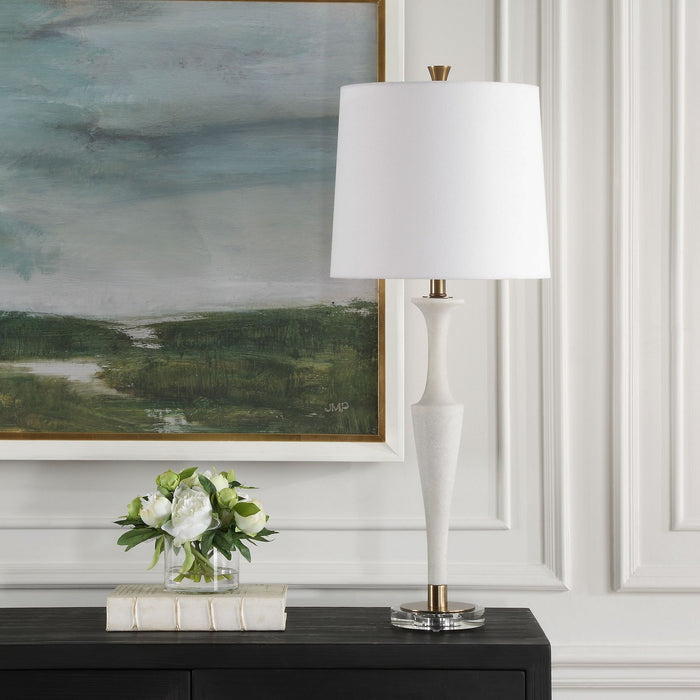 Uttermost 30343-1 One Light Table Lamp, Antique Brass