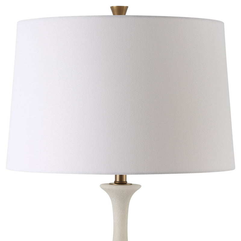 Uttermost 30344-1 One Light Floor Lamp, Antique Brass
