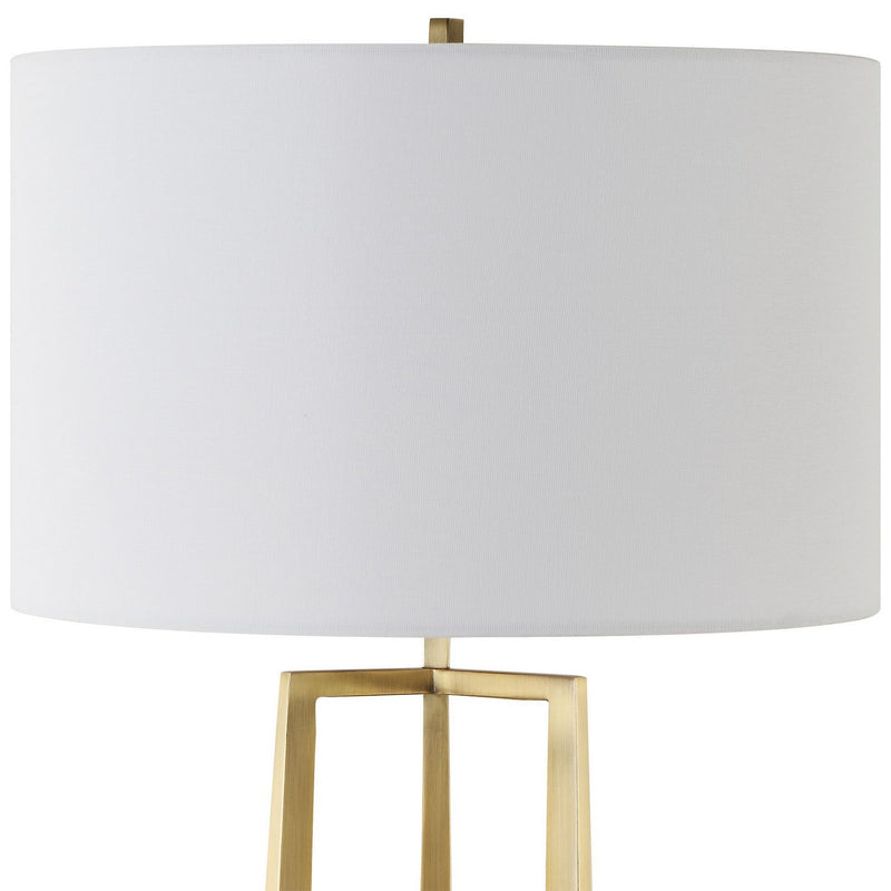Uttermost 30345 One Light Table Lamp, Antique Brass