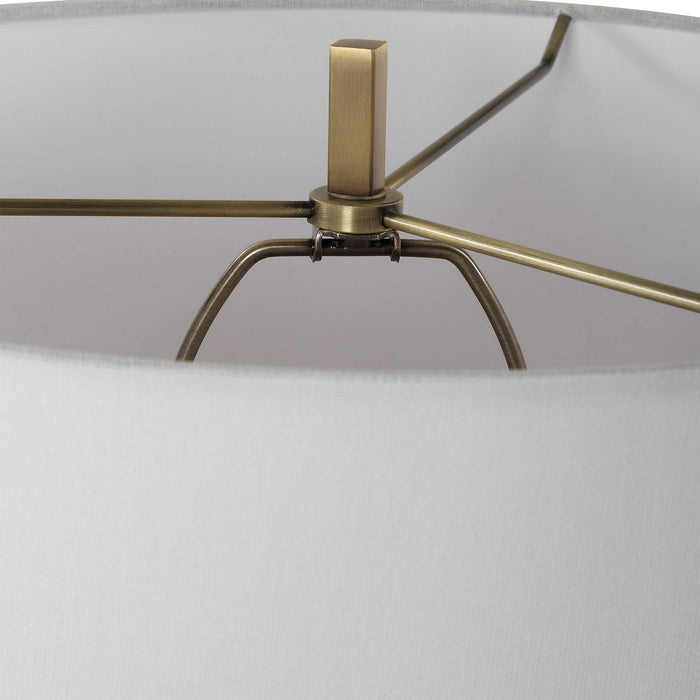 Uttermost 30345 One Light Table Lamp, Antique Brass