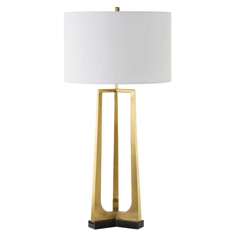 Uttermost 30345 One Light Table Lamp, Antique Brass