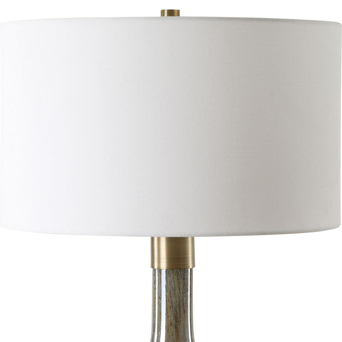 Uttermost 30349-1 One Light Table Lamp, Antique Brass
