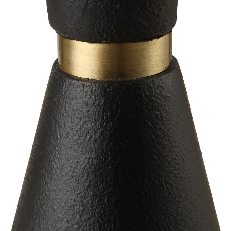 Uttermost 30351 One Light Floor Lamp, Antique Brass