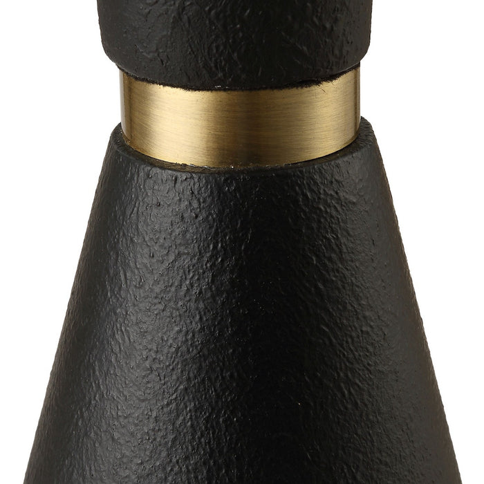 Uttermost 30351 One Light Floor Lamp, Antique Brass
