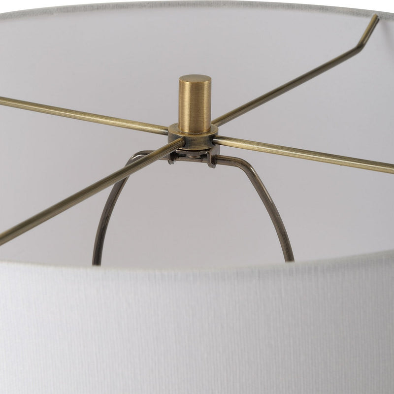 Uttermost 30352 One Light Table Lamp, Antique Brass