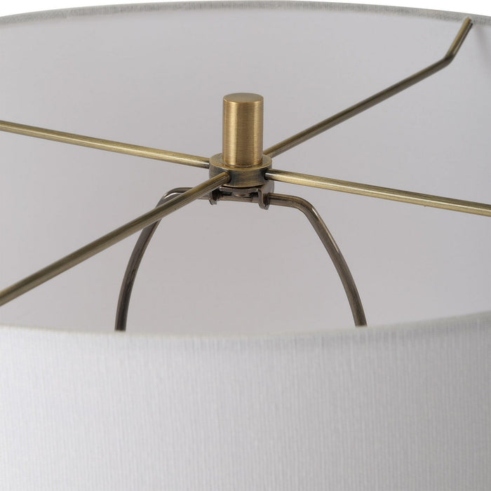 Uttermost 30352 One Light Table Lamp, Antique Brass