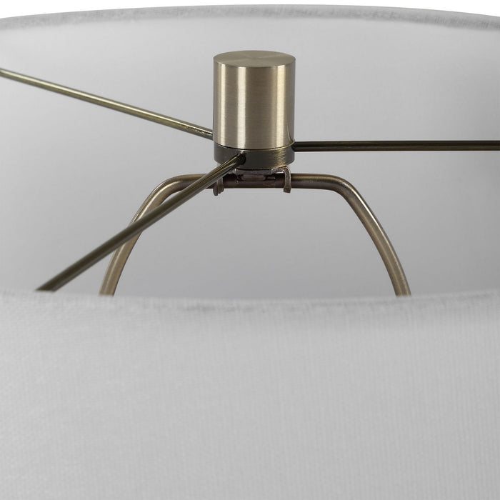 Uttermost 30353-1 One Light Table Lamp, Antique Brass