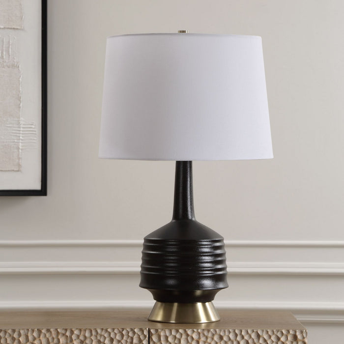 Uttermost 30353-1 One Light Table Lamp, Antique Brass