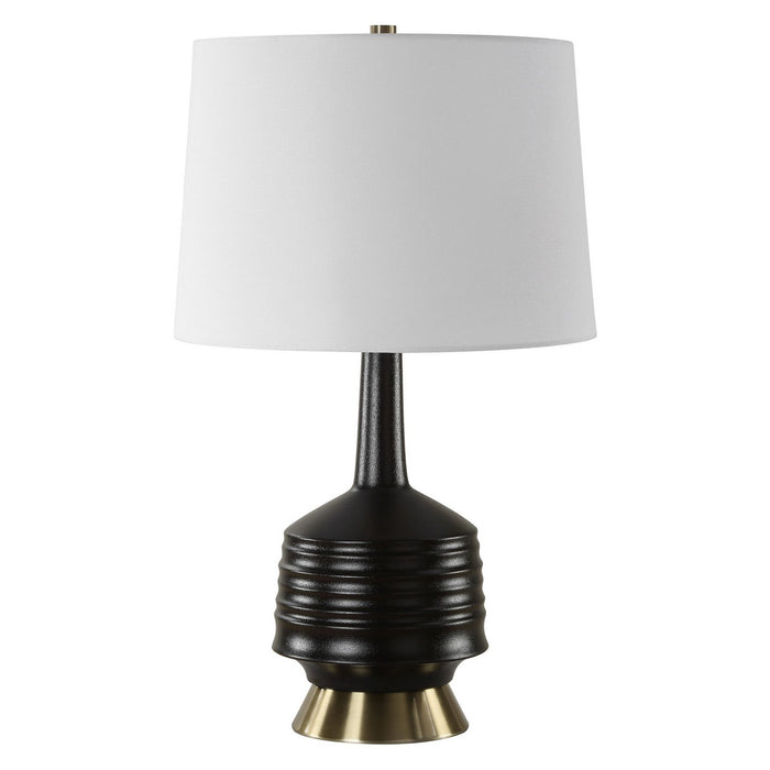 Uttermost 30353-1 One Light Table Lamp, Antique Brass