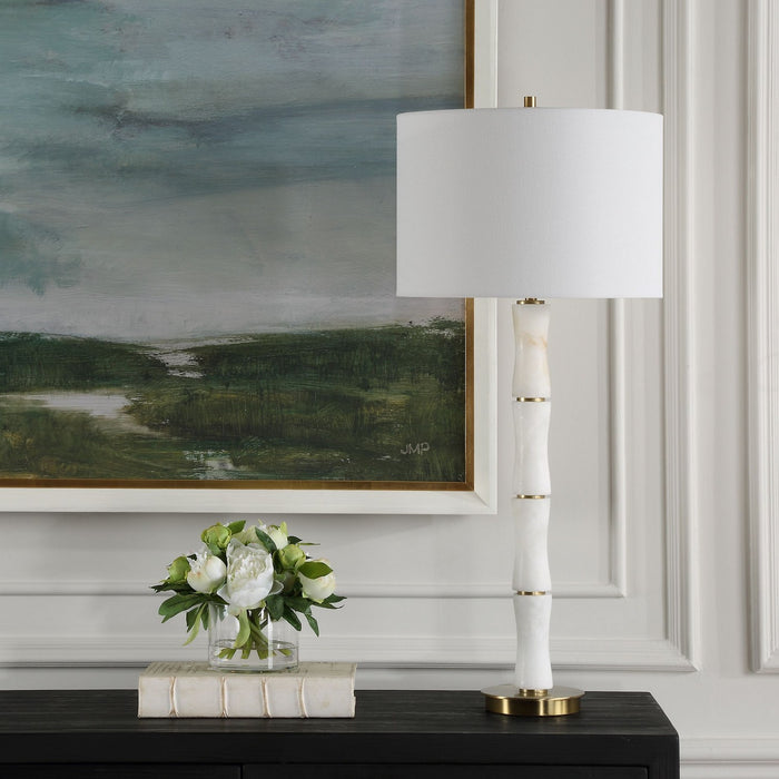 Uttermost 30354 One Light Table Lamp, Brass