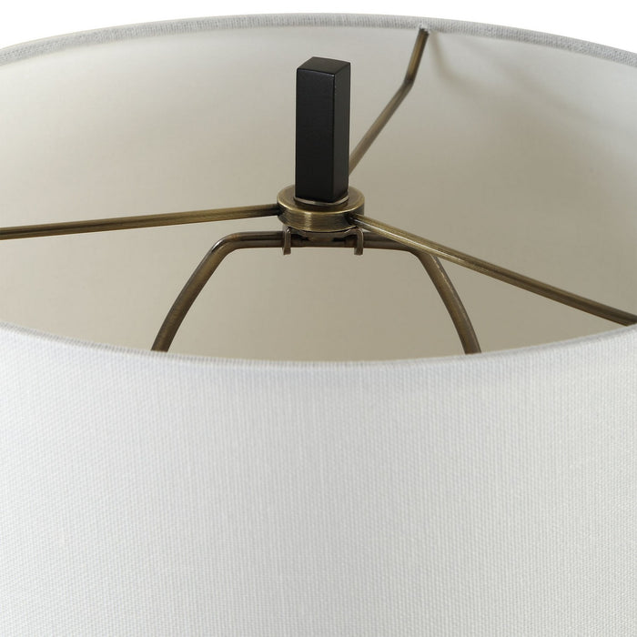 Uttermost 30356 One Light Buffet Lamp, Antique Brass
