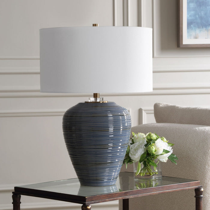 Uttermost 30359 One Light Table Lamp, Brass