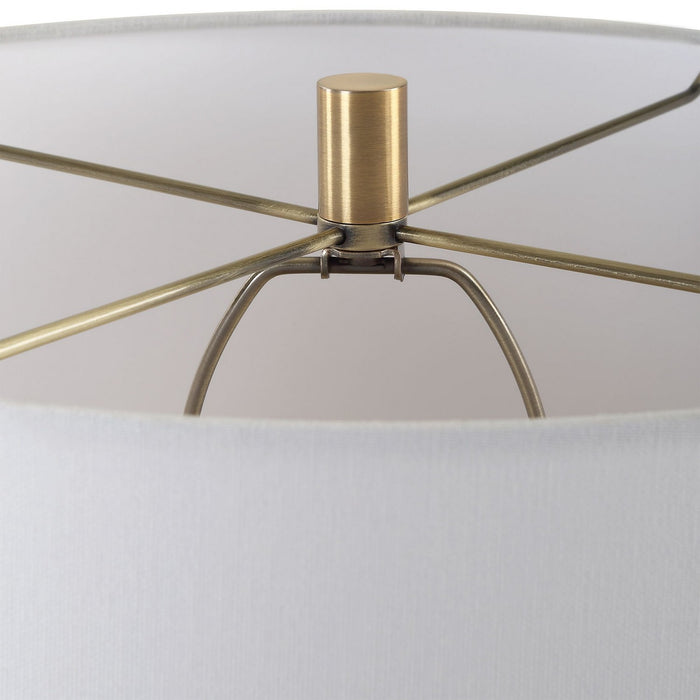 Uttermost 30360 One Light Table Lamp, Brass