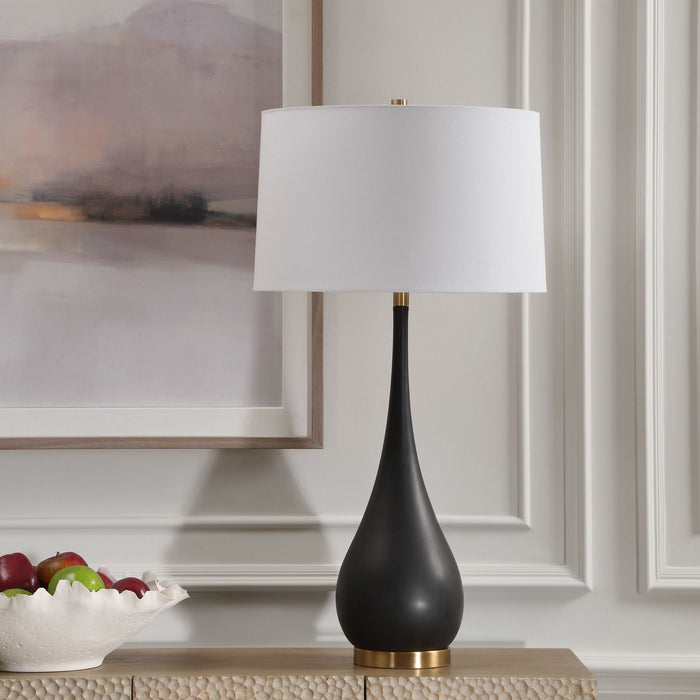 Uttermost 30360 One Light Table Lamp, Brass