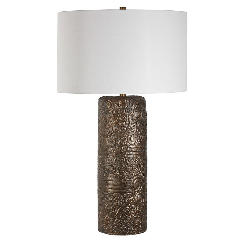 Uttermost 30361 One Light Table Lamp, Aged Bronze