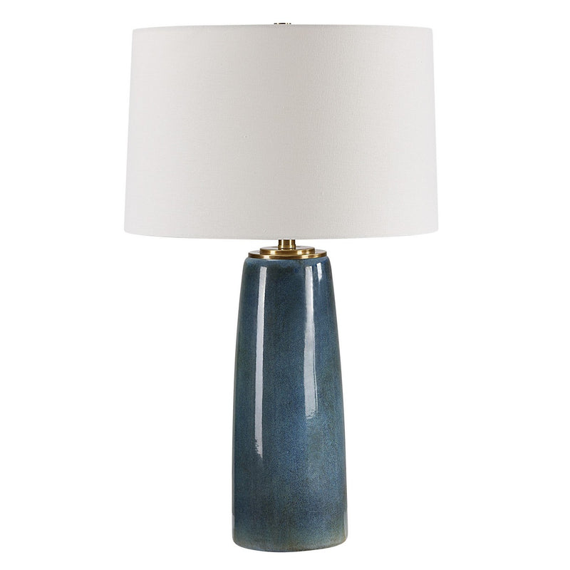 Uttermost 30363-1 One Light Table Lamp, Antique Brass