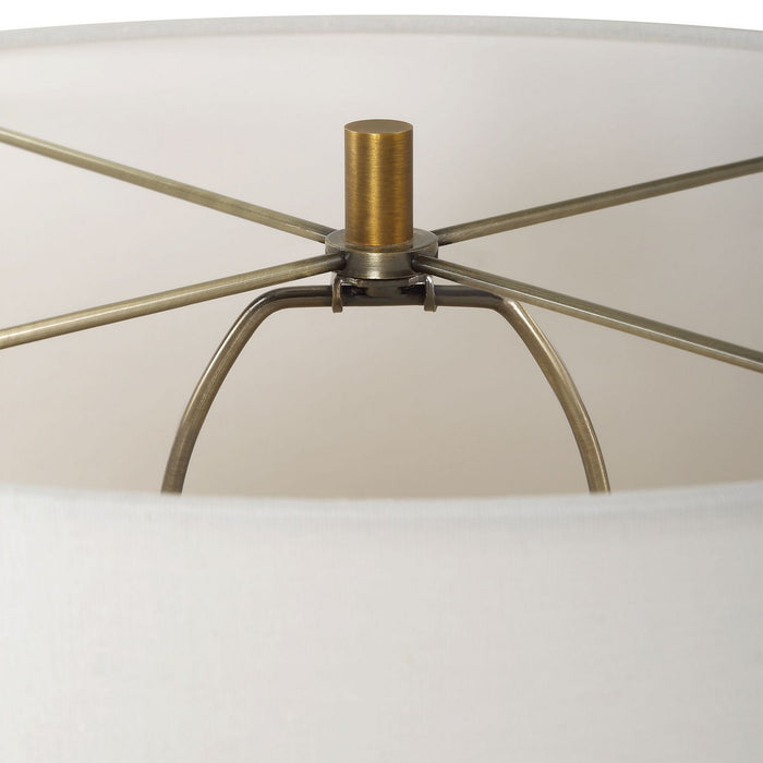 Uttermost 30365 One Light Table Lamp, Antique Brass