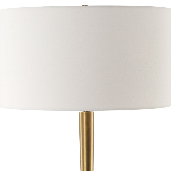 Uttermost 30365 One Light Table Lamp, Antique Brass