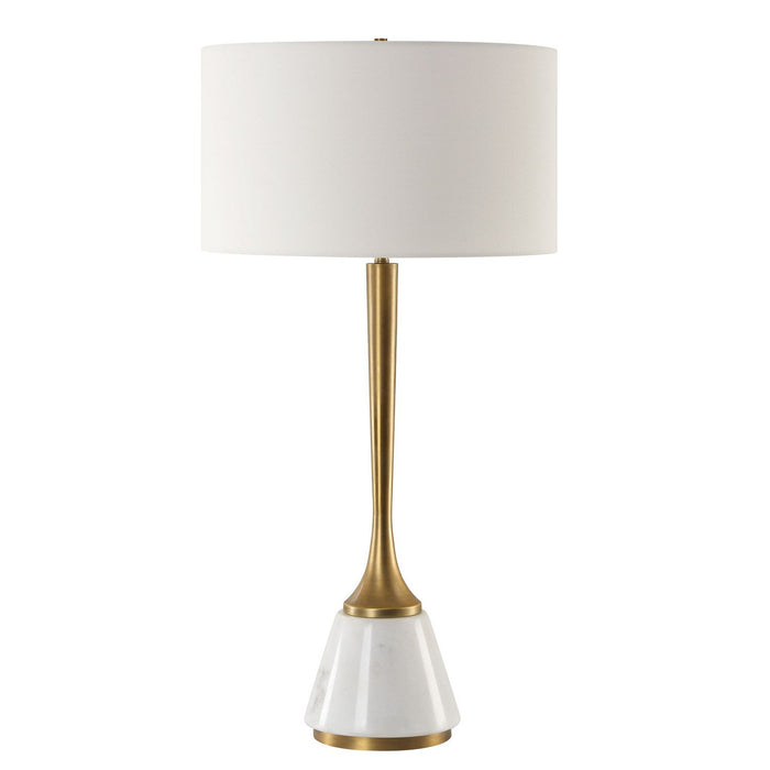Uttermost 30365 One Light Table Lamp, Antique Brass