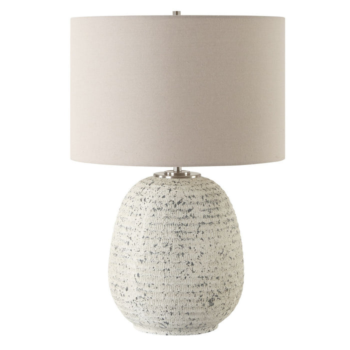 Uttermost 30368-1 One Light Table Lamp, Brushed Nickel