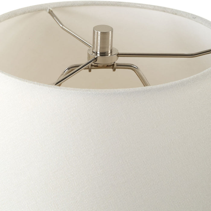 Uttermost 30371-1 One Light Table Lamp, Brushed Nickel