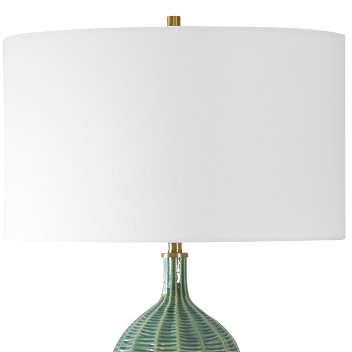 Uttermost 30378-1 One Light Table Lamp, Antique Brass