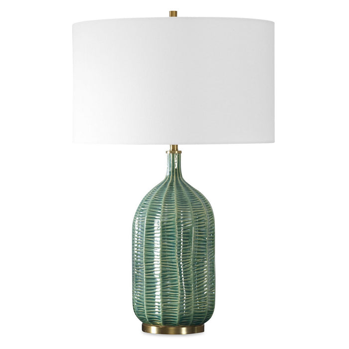 Uttermost 30378-1 One Light Table Lamp, Antique Brass
