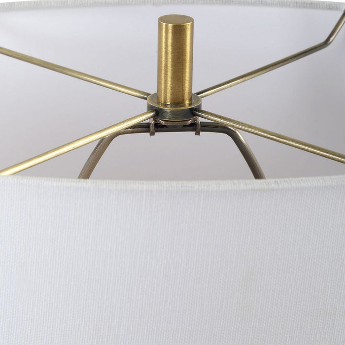 Uttermost 30384 One Light Table Lamp, Brass